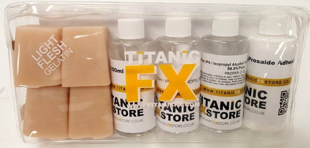 KIT PERMULAAN GELATIN PROSTETIK TITANIC FX