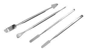 Stainless Dental Spatula Set 4pc