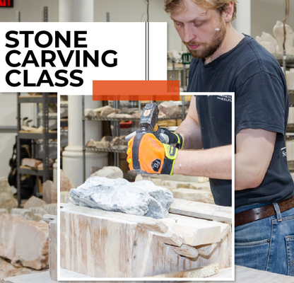 250305 Stone Carving Class Wednesday 4-7pm March 2025