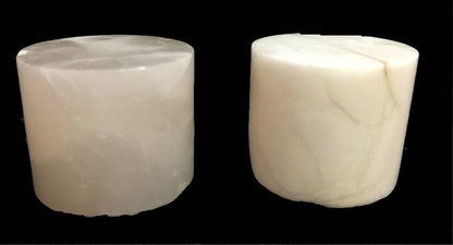 5-1/4"d x 4-1/2"h White Alabaster Cylinder #221012
