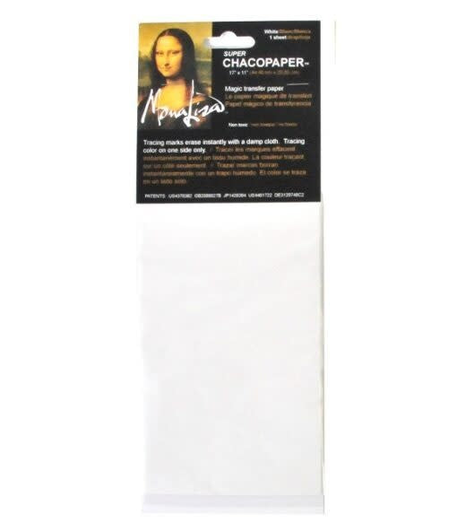 Mona Lisa Super Chacopaper White Transfer Paper 17”x11”