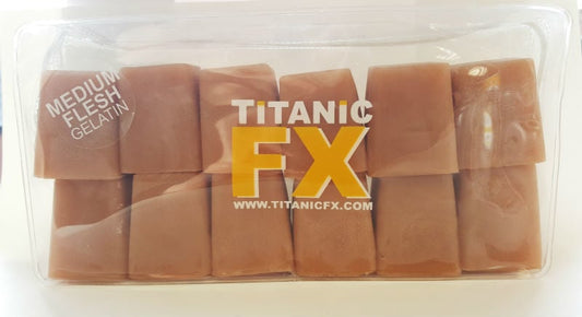 TITANIC FX PROSTHETIC GELATIN - Medium FLESH COLOUR (1KG)