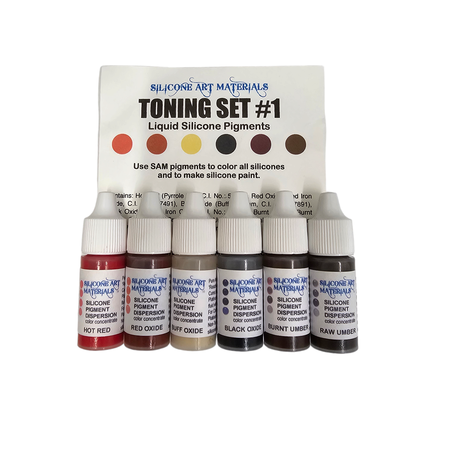 Silicone Dispersion Toning 7ml Set – The Compleat Sculptor, Inc