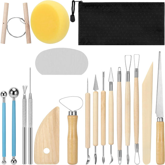 18pc Clay Tool Set