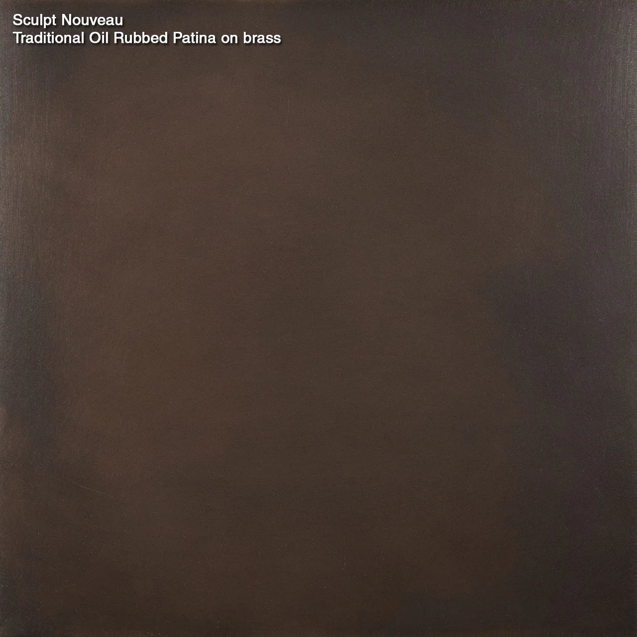 Traditional Oil Rubbed Patina