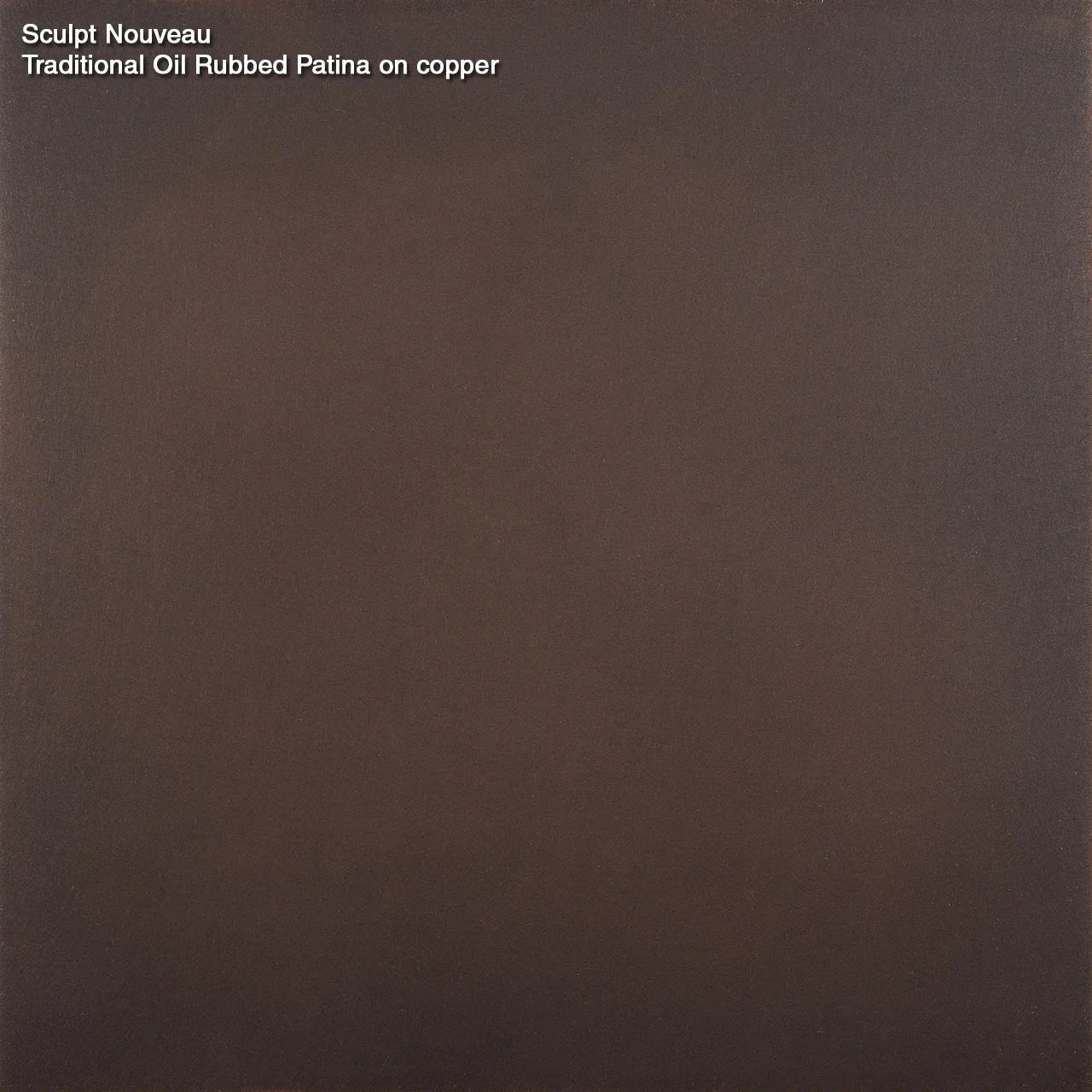 Traditional Oil Rubbed Patina