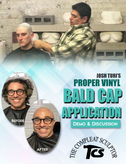 260303 Proper Vinyl Bald Cap Application Demo (including the addition of a Silicone Occipital Prosthetic) March 3 7-9pm
