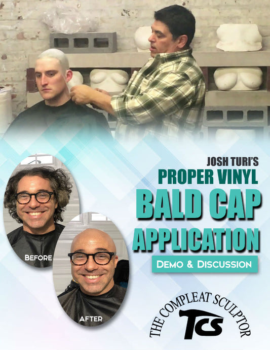 260303 Proper Vinyl Bald Cap Application Demo (including the addition of a Silicone Occipital Prosthetic) March 3 7-9pm