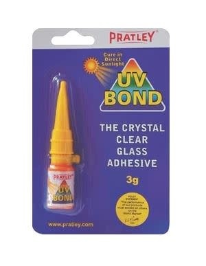 UV Bond Crystal Clear Glass Adhesive - 3 Grams
