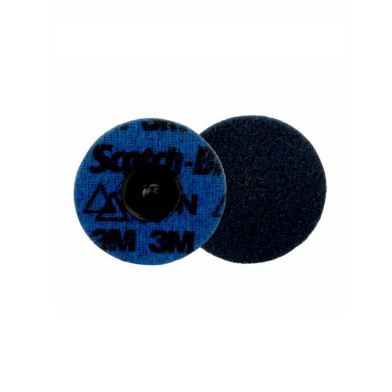 Blue Roloc Disc Scotch-Brite Disk 3'' ROLOC Very Fine Blue (10 Pack) – The Compleat ...