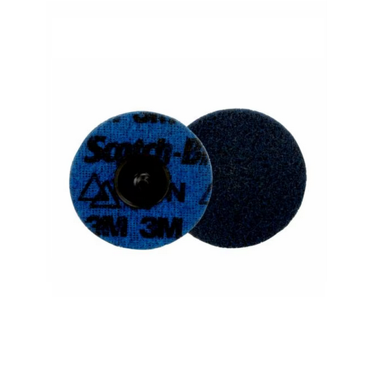 Disco acondicionador de superficies de precisión Scotch-Brite™ Roloc™ 3" TR muy fino azul (paquete de 10)