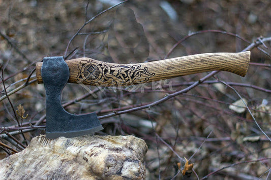 Hand-Forged Viking Axe
