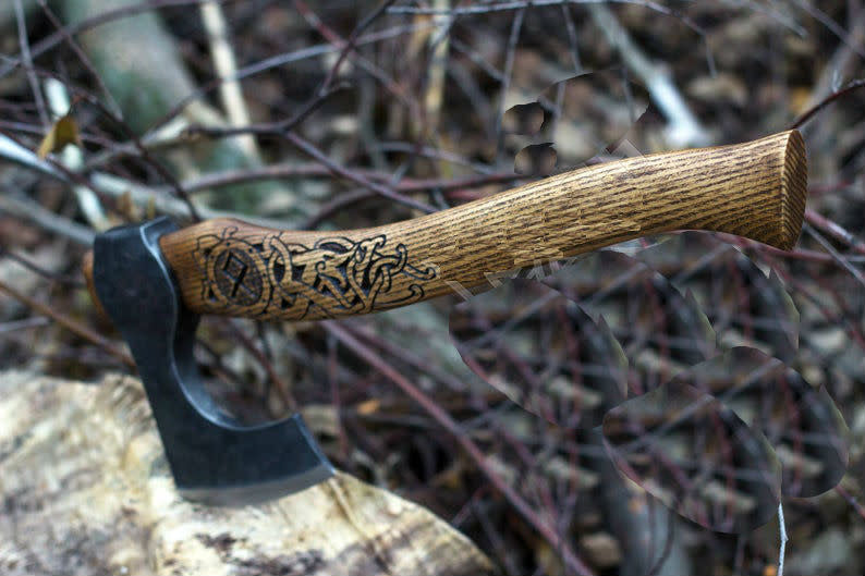 Hand-Forged Viking Axe