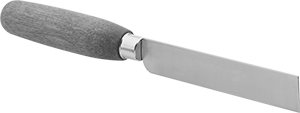 Cuchillo para cera con parte superior plana de 4 pulgadas