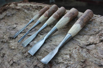 Hand Wood Carving Chisels (set of 5)